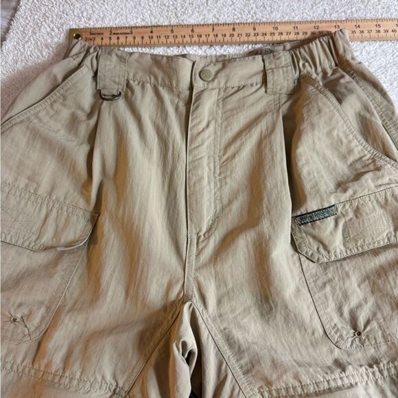 Royal Robbins Pants Womens Size 8 Khaki Nylon Cargo Convertible Hiking Outdoors - Picture 9 of 13